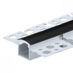 Optonica profil aluminium flexible 2m cache opaque noir