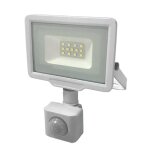 Optonica projecteur led 10w ip65 blanc avec dtecteur de mouvement - blanc froid 6000k - 8000k