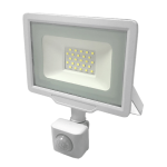 Optonica projecteur led extrieur 20w ip65 blanc avec dtecteur de mouvement crpusculaire - blanc chaud ...