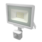 Optonica projecteur led extrieur 30w ip65 blanc avec dtecteur de mouvement crpusculaire - blanc froid ...