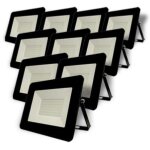 Silamp projecteur led extrieur 30w ip65 noir (pack de 10) - blanc neutre 4000k - 5500k