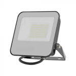 Vtac projecteur led gris 50w 185lm / w - blanc froid 6000k - 8000k