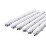 Silumen rglette led 120cm tanche ip65 cct - puissance ajustable 22 / 28 / 34 / 40w - 3000k / 4000k ...