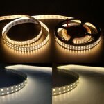Silamp ruban led 12v 5m 2835 ip20 double range 240led / m - blanc neutre 4000k - 5500k