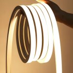 Silamp ruban led 220v 50m 10x10mm ip65 finition continue - blanc neutre 4000k - 5500k