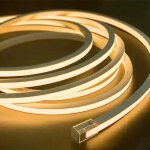 Silamp ruban led 50m 24v dc silicone ip65 - blanc neutre 4000k - 5500k