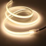 Silamp ruban led cob 220v ip65 432led / m (vendu sur mesure au m�tre) - blanc chaud 2300k - 3500k