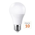 Silamp pack de 10 - ampoule led e27 18w 220v a70 - blanc froid 6000k - 8000k