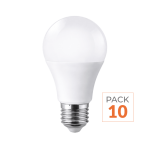 Silamp ampoule led e27 9w 220v a60 180� - pack de 10 - blanc froid 6000k - 8000k