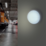 Silamp applique led murale 20w blanche ronde ip65 - blanc froid 6000k - 8000k