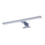 Silamp applique murale salle de bain aluminium 12w ip44 - blanc froid 6000k - 8000k