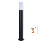 Silamp borne ext�rieure 60cm 220v ip65 pour ampoule e27 - pack de 5