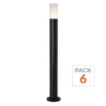 Silamp borne ext�rieure led 1m ip65 220v pour ampoule e27 (pack de 6)