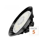 Silumen suspension industrielle ufo 100w 160lm / w avec d�tecteur de mouvement (lot de 5) - blanc froid ...