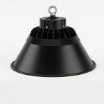 Silamp cloche led industrielle 200w 120� noir - blanc froid 6000k - 8000k