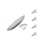 Silamp downlight dalle led extra plate ronde alu 18w (pack de 5) - blanc chaud 2300k - 3500k Silamp downlight dalle led extra plate ronde alu 18w (pack de 5) - blanc chaud 2300k - 3500k