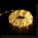 Silamp guirlande led 220v 20m ip44 - blanc chaud