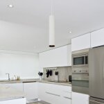 Silamp luminaire suspendu gu10 ip20 30cm blanc