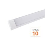 Silamp pack de 10 - r�glette led 90cm 36w - blanc neutre 4000k - 5500k