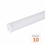 Silamp pack de 10 - r�glette led �tanche 150cm 50w ip65 - blanc neutre 4000k - 5500k