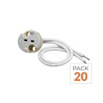 Silamp pack de 20 - douille gu5. 3 mr16