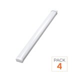 Silamp r�glette led �tanche 120cm 36w ip65 - pack de 4 - blanc neutre 4000k - 5500k