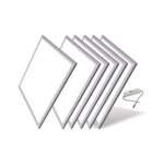 Silamp panneau led 60x60 slim 36w aluminium (pack de 6) - blanc chaud 2300k - 3500k