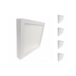 Silamp plafonnier led 24w 220v carr (pack de 5) - blanc chaud 2300k - 3500k