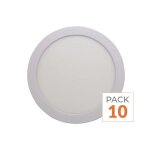 Silamp plafonnier led rond 24w 220v cct - 3000k / 4000k / 6000k ( pack de 10 )