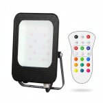 Silamp projecteur rgb led ext�rieur 100w ip65 120lm / w gris