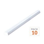 Silamp r�glette led 120cm blanche 48w ip20 cct - 3000k / 4000k / 6000k - pack de 10