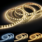 Silamp ruban led 220v ip65 2835 120led / m (vendu sur mesure au mtre) - blanc chaud 2300k - 3500k
