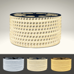 Silamp ruban led 220v recoupable 50m ip65 2835 180led / m triple rang�e - blanc froid 6000k - 8000k