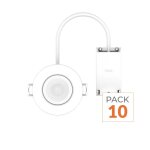 Silamp spot led encastrable 6w ip65 dimmable cct alu pour salle de bain - 3000k / 4000k / 6500k (pack ...