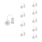 Silamp spot led encastrable 6w ip65 dimmable cct alu pour salle de bain - 3000k / 4000k / 6500k (pack ... Silamp spot led encastrable 6w ip65 dimmable cct alu pour salle de bain - 3000k / 4000k / 6500k (pack ...