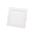 Silamp spot led extra plat carr� blanc 18w - blanc chaud 2300k - 3500k