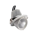 Silamp spot led rond encastrable orientable cob blanc 30w - blanc froid 6000k - 8000k