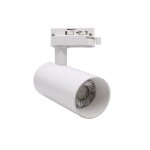 Silamp spot led sur rail monophas cct 20w 60 blanc - 3000k / 4000k / 6500k