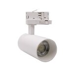 Silamp spot led sur rail triphas cct 20w 60 blanc - 3000k / 4000k / 6500k
