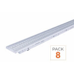 Silamp spot lin�aire led sur rail triphas� 150cm blanc - puissance ajustable cct - 3000k / 4000k / 6000k ...