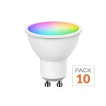 Silumen ampoule led connect�e wifi gu10 4. 5w rgbw (pack de 10)