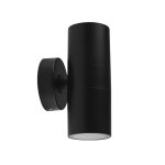 Silumen applique murale noire ip65 double faisceau gu10 Silumen applique murale noire ip65 double faisceau gu10