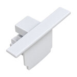 Silumen embout de fermeture pour rail encastrable triphas� blanc
