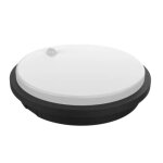 Silumen hublot led extrieur rond 10w ip54 noir avec dtecteur de mouvement - blanc neutre 4000k - 5500k ...