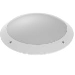 Silumen hublot led ip65 ik10 �30 cm avec d�tecteur pour 2 ampoules e27