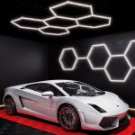 Silumen kit 5 �clairages led hexagonal 156w - 110lm / w - blanc chaud 2300k - 3500k