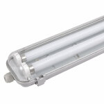 Silumen kit de r�glette led ip65 + 2 tube n�on led 120cm t8 18w - blanc chaud 2300k - 3500k