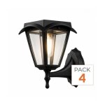 Silumen lanterne solaire connect�e murale rgbw ip54 (lot de 4)