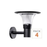 Silumen lanterne solaire connect�e murale ufo rgbw ip65 (lot de 4)