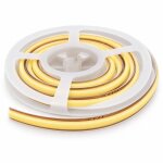 Silumen ruban led cob 5m d�coupe libre 24v 10w / m ip20 8mm 570lm / m - blanc froid 6000k - 8000k